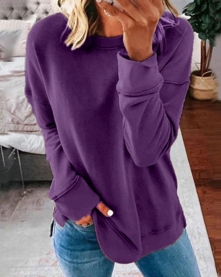 Effortless Style with Solid Color Sweater