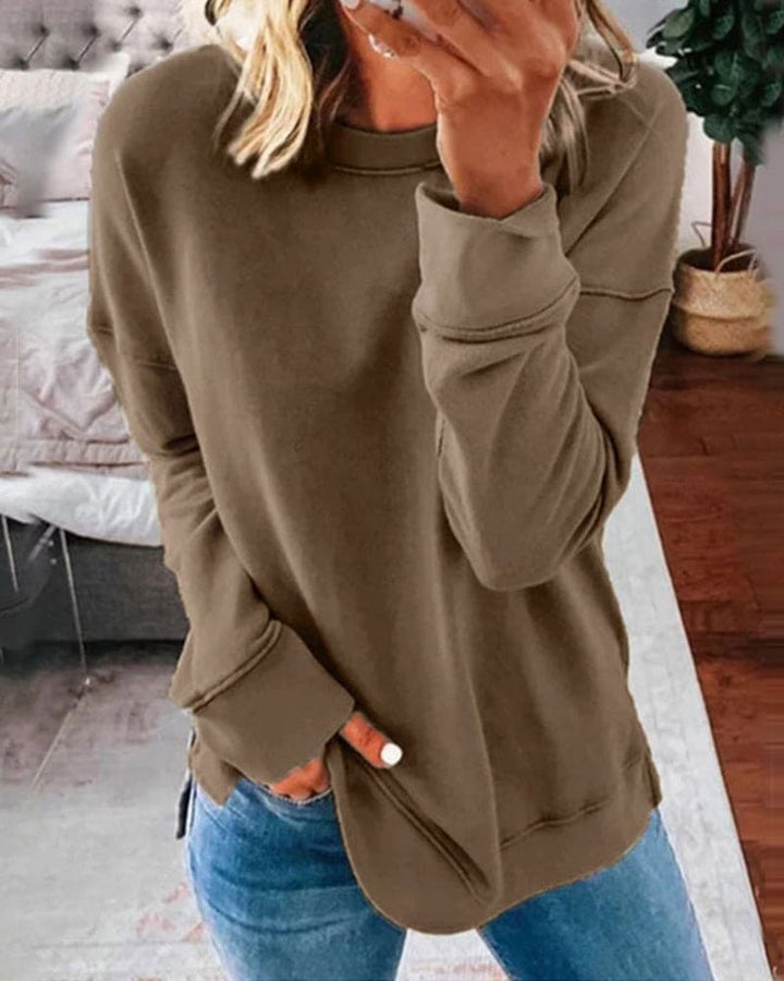 Effortless Style with Solid Color Sweater