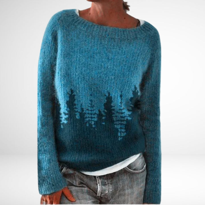 Winter retro sweater