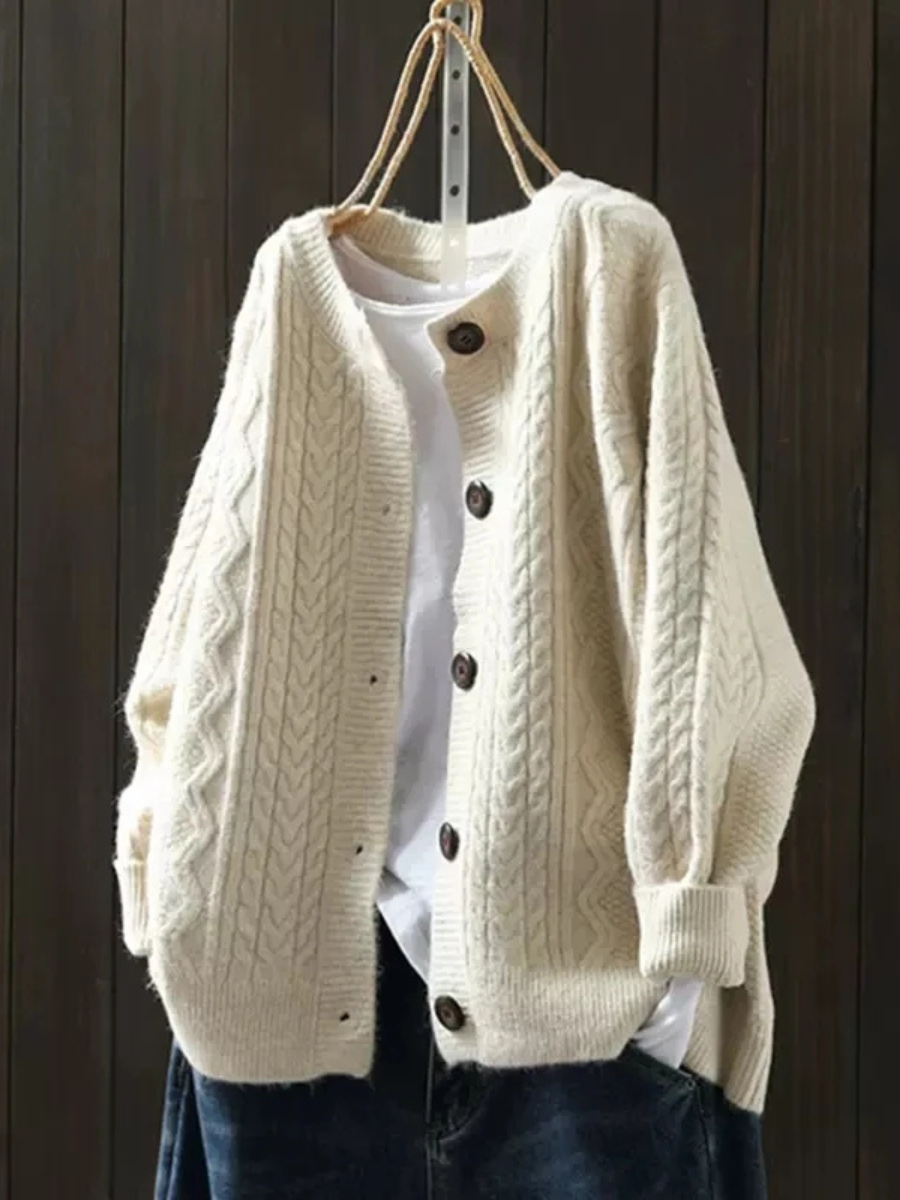CABLE CARDIGAN