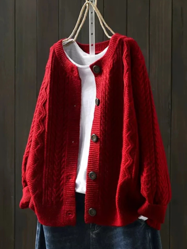 CABLE CARDIGAN