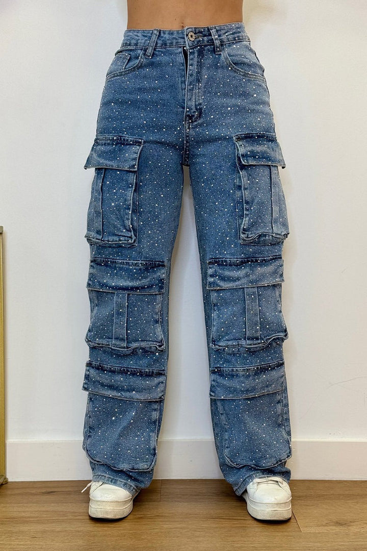 Avrielle – High-Waisted Wide-Leg Jeans