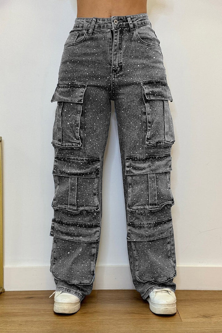 Avrielle – High-Waisted Wide-Leg Jeans