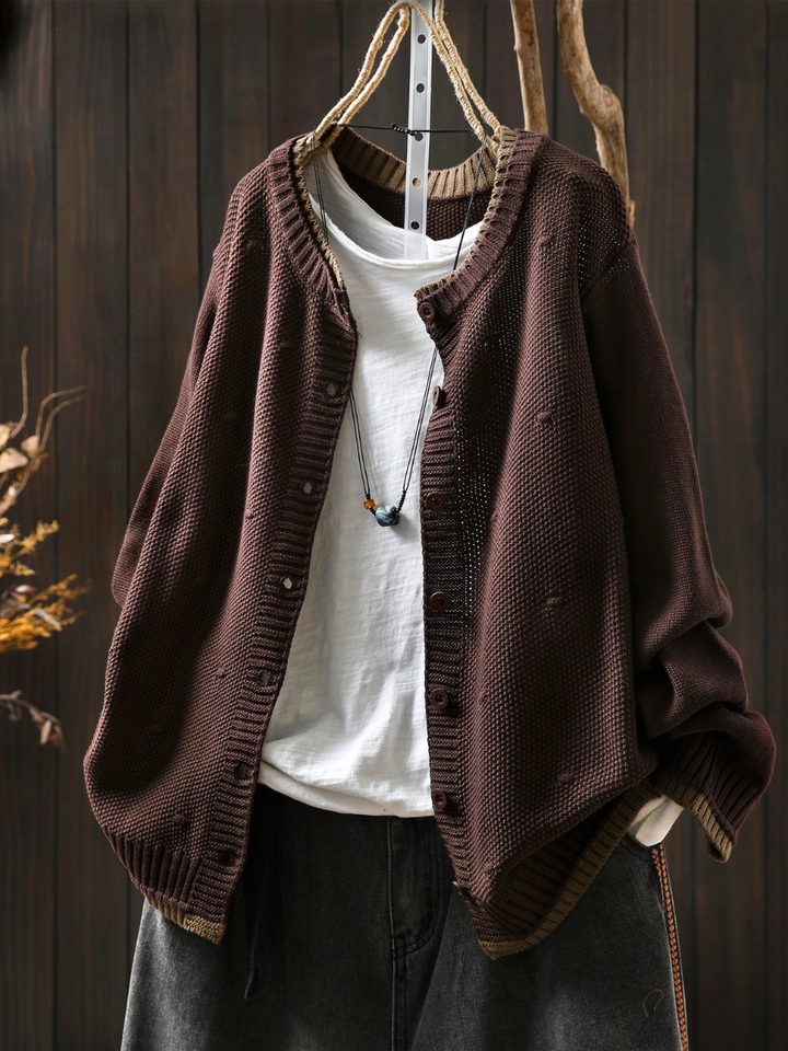 TEXTURED CARDIGAN