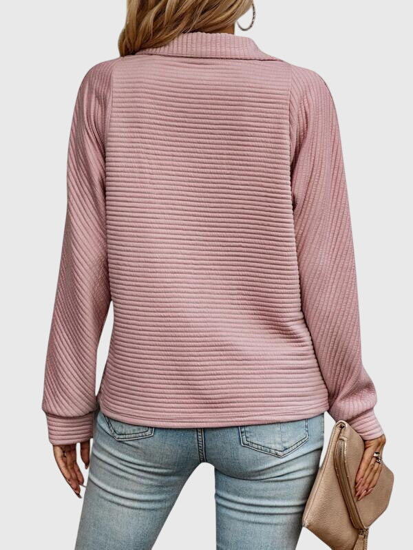 Elegant Sweater with Zipper
