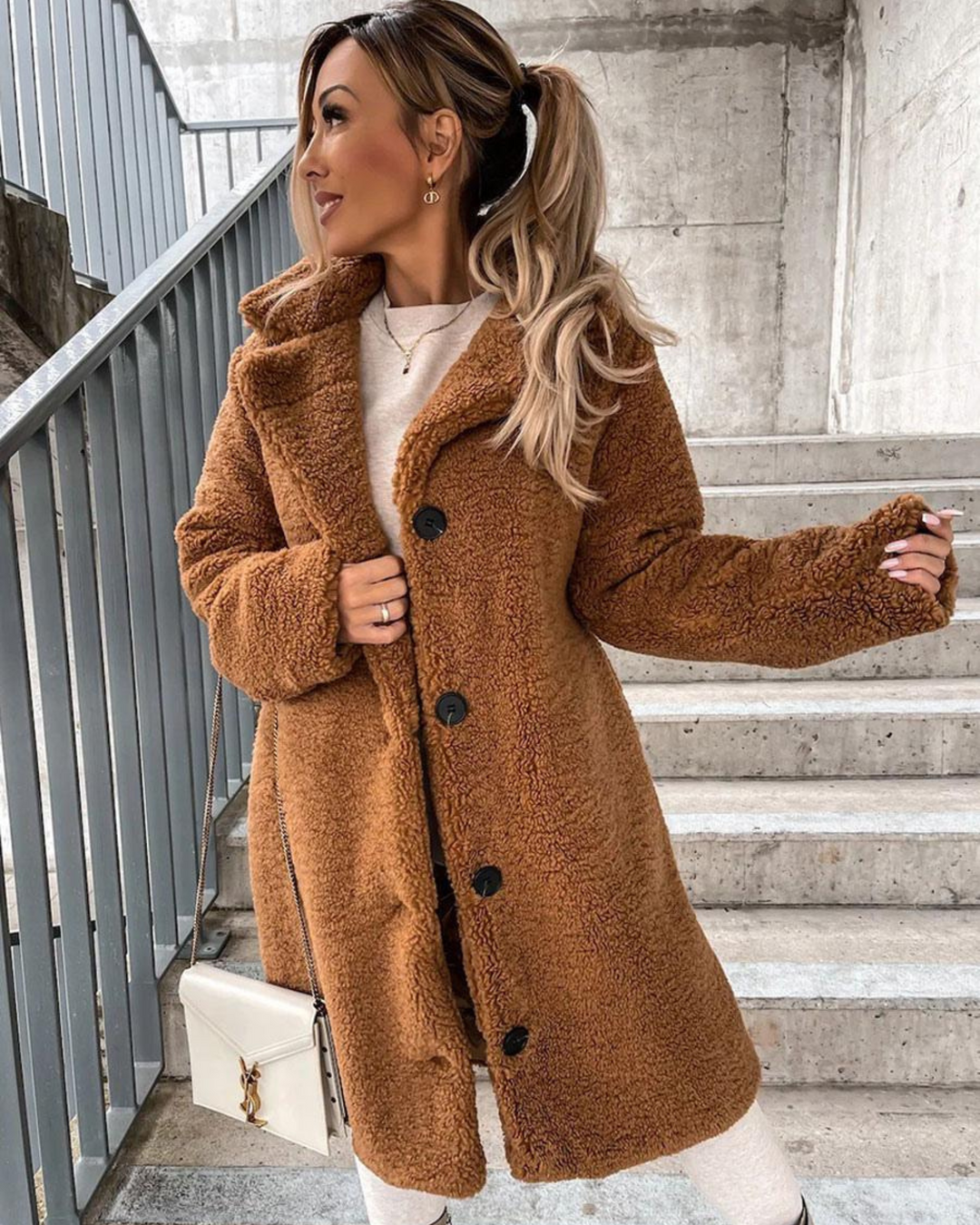 SUPREME SOFT TEDDY COAT