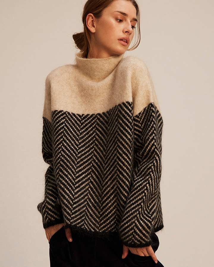 COTTON TURTLENECK SWEATER