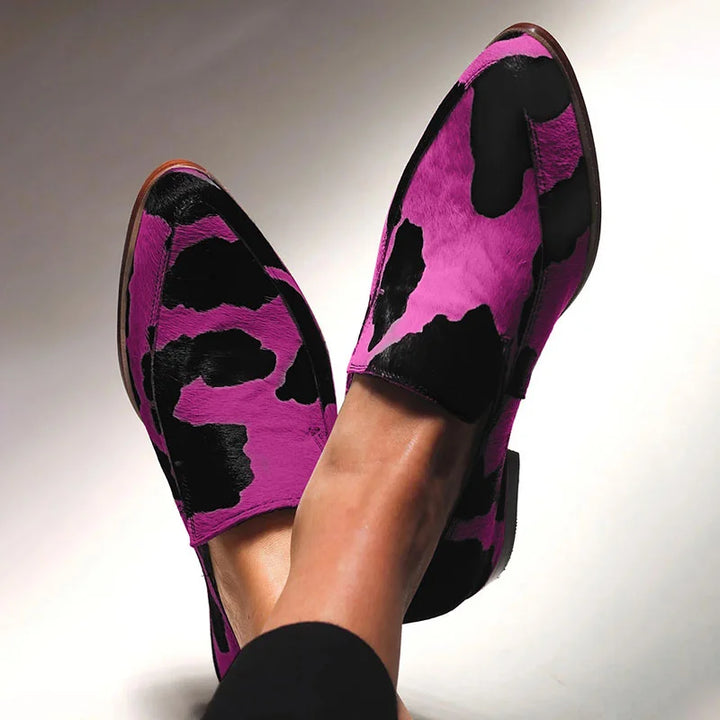 Statement Animal -Print Loafers