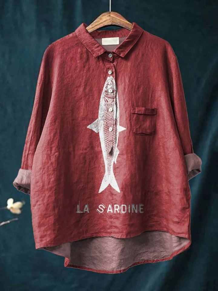 Sardine Graphic Shirt