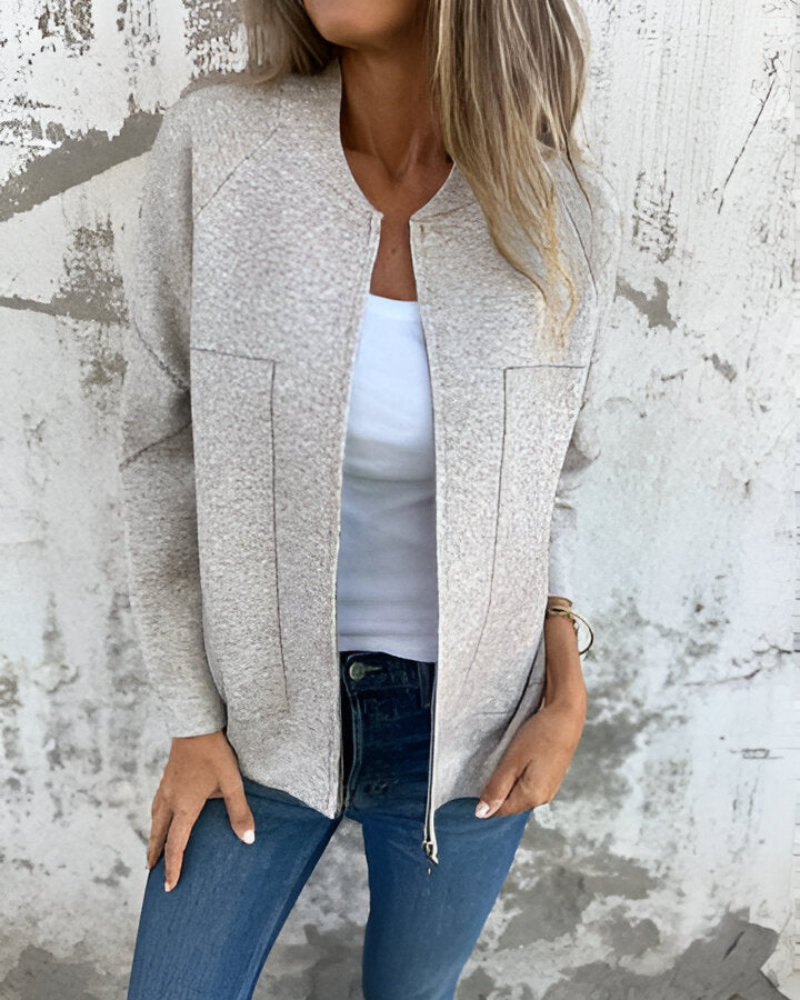 Zip-Up Bomber Jacket