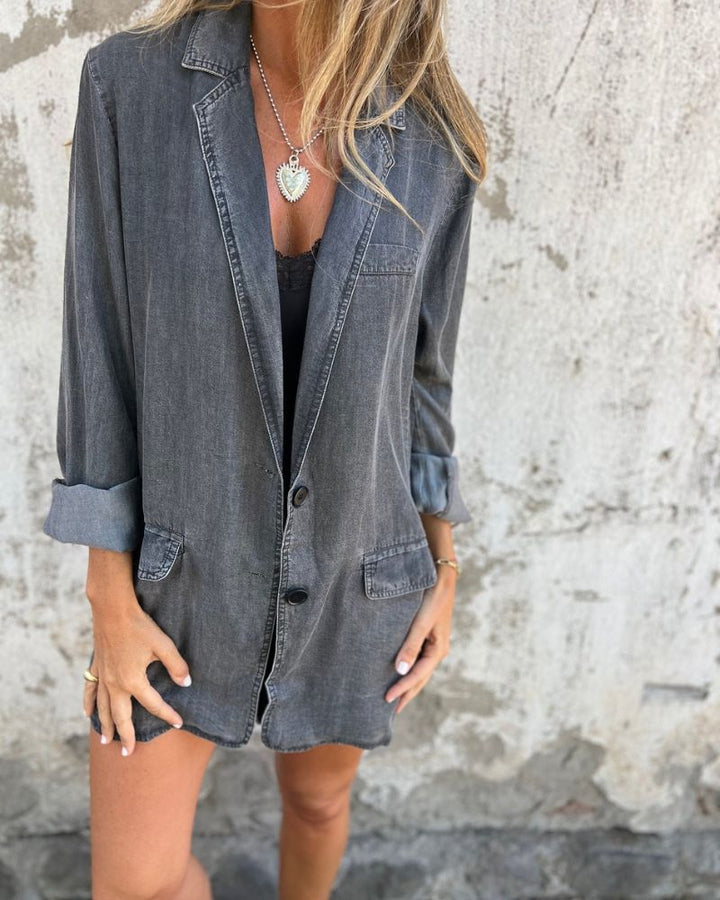 CASUAL DENIM BLAZER