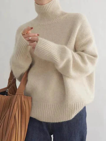 Elegant Soft Turtleneck Sweater