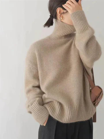 Elegant Soft Turtleneck Sweater