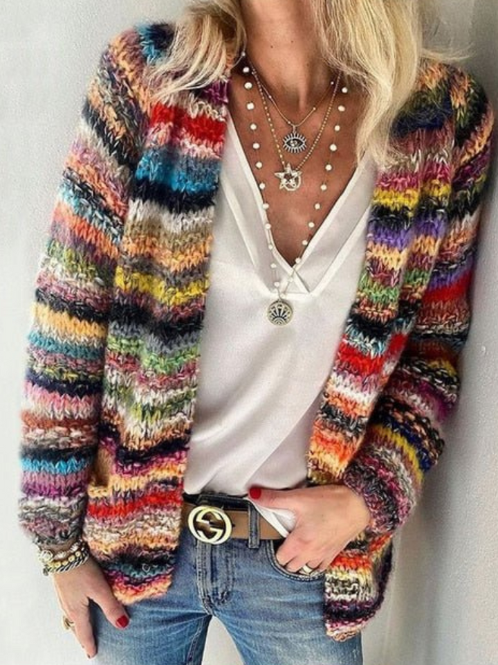 VIBRANT LAYERS CARDIGAN