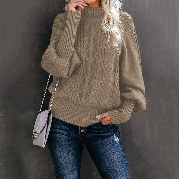 Casual Long Sleeve Knitted Sweater