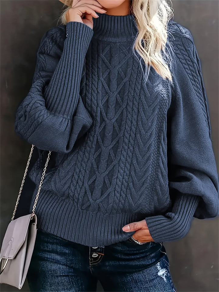 Casual Long Sleeve Knitted Sweater
